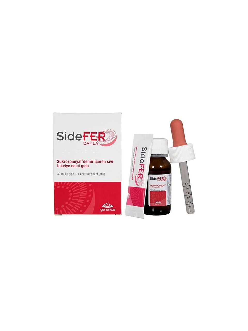 Sidefer Damla 30 Ml Şişe + 1 Stik