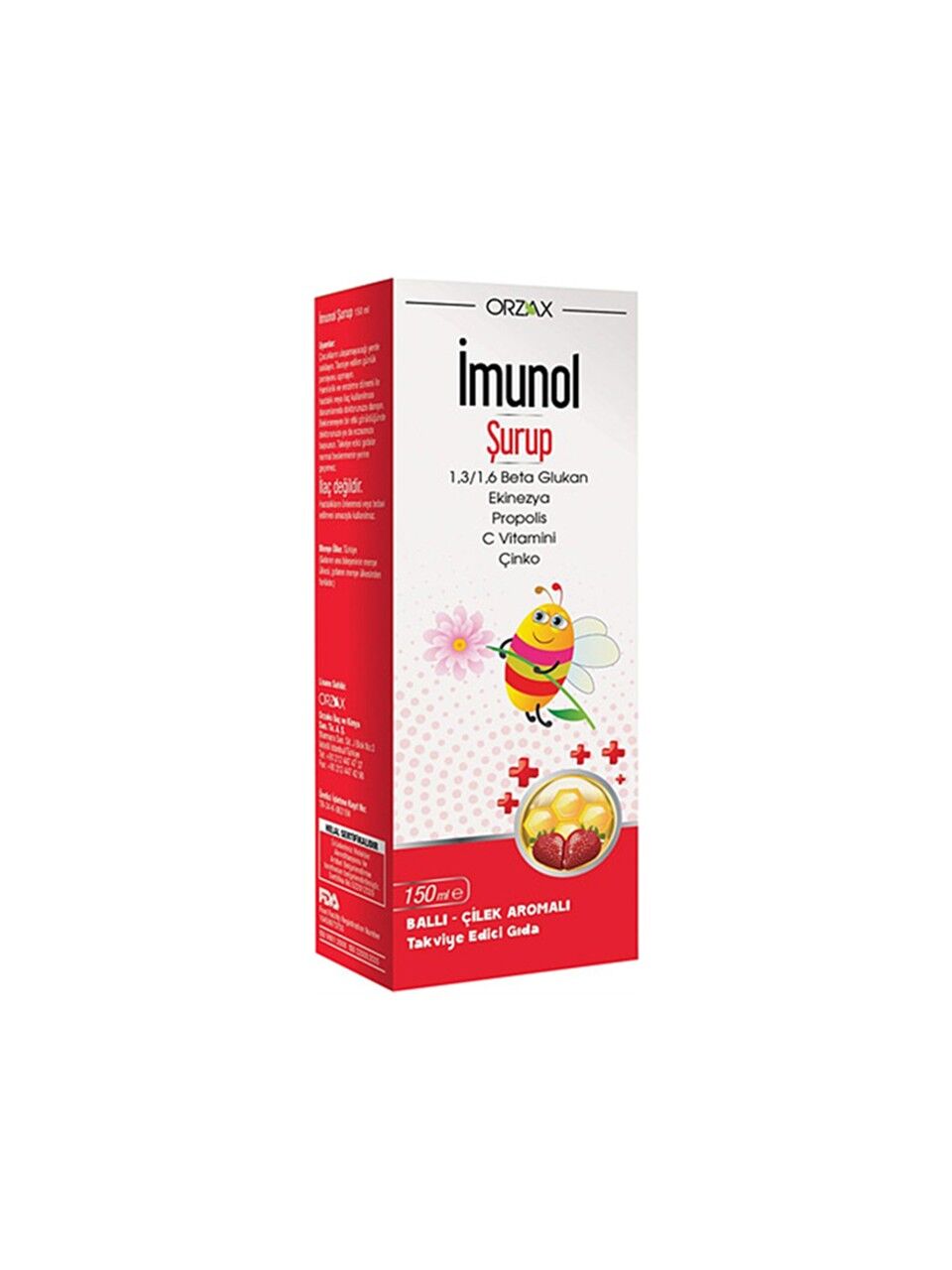 Orzax Imunol Şurup 150 ml