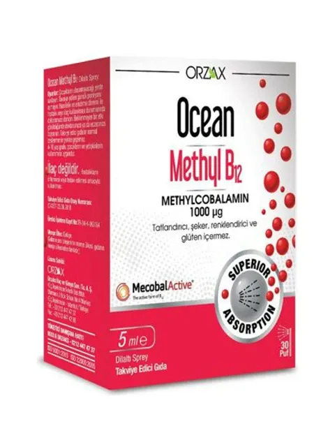 Orzax Ocean Methyl B12 1000 mg 5 ml