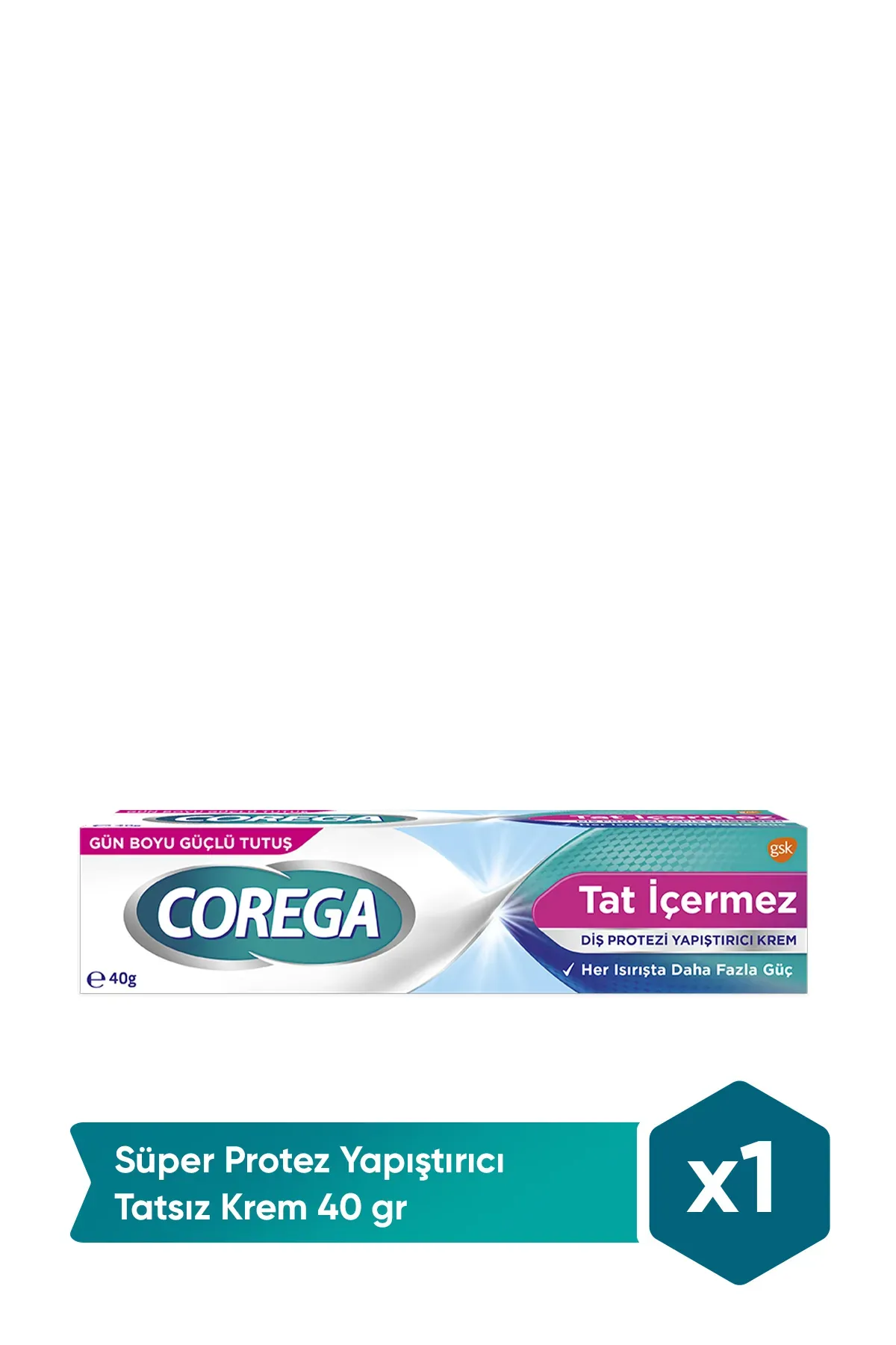Corega Süper Protez Yapıştırıcı Tatsız Krem 40 gr