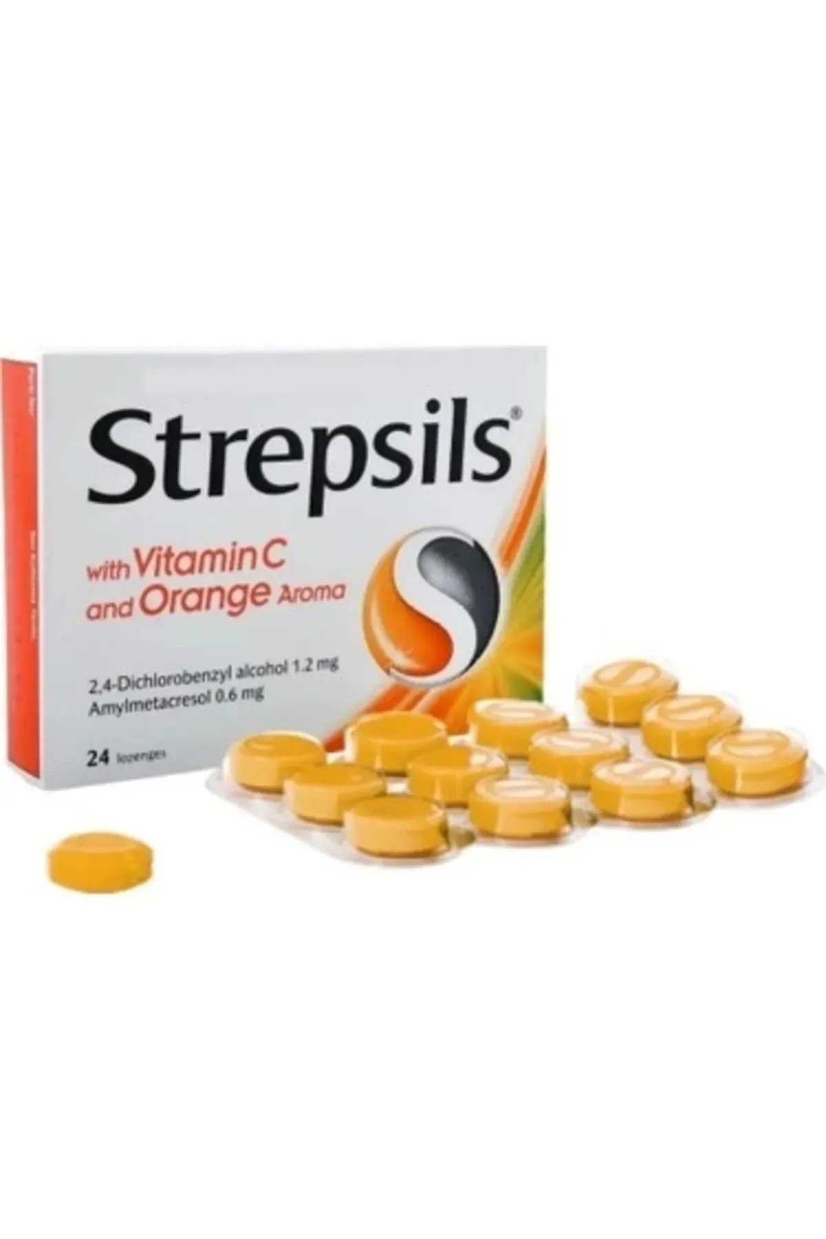 Strepsils Honey & Lemon 24 Pastil | Bal Ve Limon Aromalı
