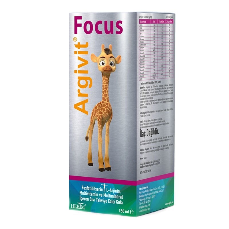 Argivit Focus Takviye Edici Gıda 150 ml
