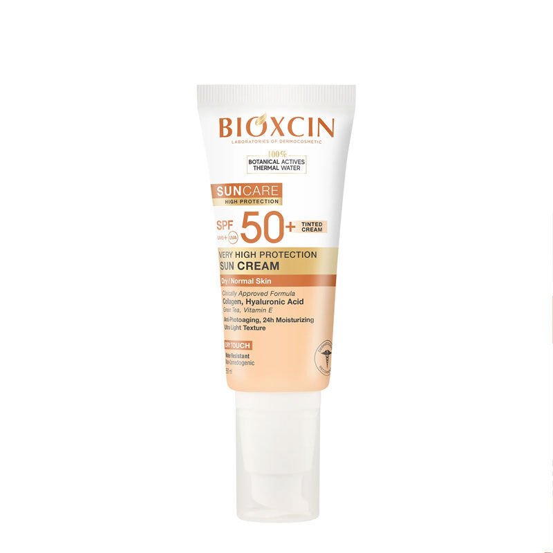 Bioxcin Sun Care Kuru Ciltler için Güneş Kremi SPF 50+ 50 ml - Renkli