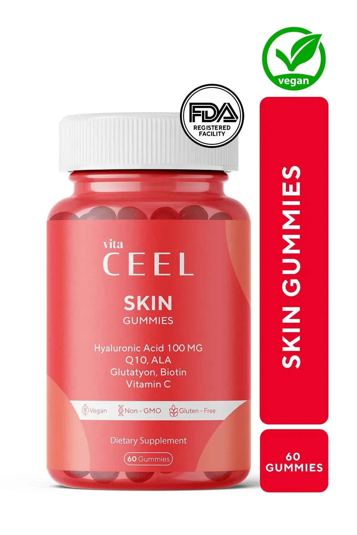 VİTA CEEL Skin Gummies - Vitamine Gummies voor huid - 60 gummies