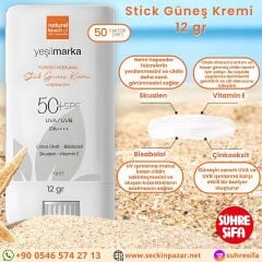 YEŞİLMARKA GÜNEŞ KREMİ STİCK SPF50
